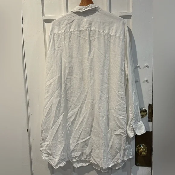 Ralph Lauren Cream Linen Shirt - Picture 3 of 3
